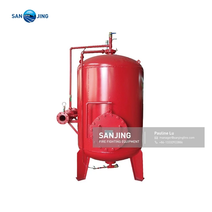 Bladder Tank Foam System Working Principle