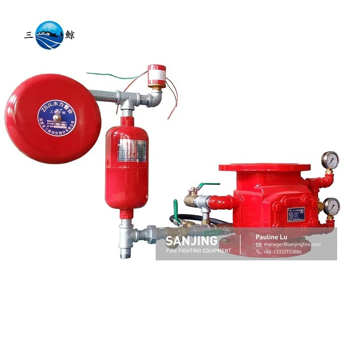 Islak Alarm Vanası Yangın Sprinkleri Şeması